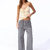 Floral strappy top
