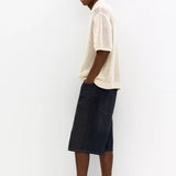 Short sleeve cutwork polo shirt
