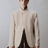 RELAXED FIT DOUBLE-BREASTED BLAZER