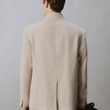RELAXED FIT DOUBLE-BREASTED BLAZER